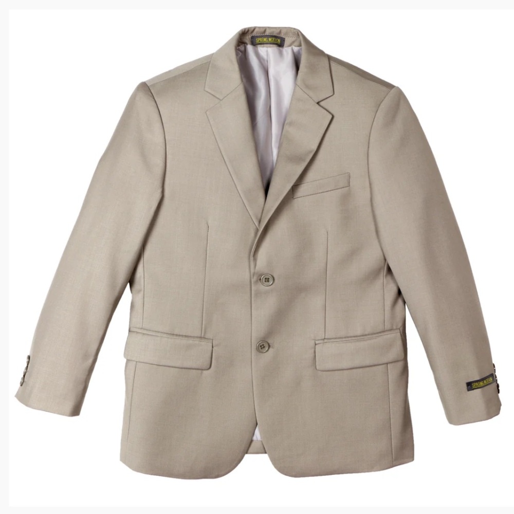 TAN TWO BUTTON BLAZER